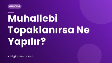 Muhallebi Topaklanırsa Ne Yapılır?